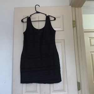 X-large black mini dress